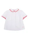 Bonpoint Kid - Ezzie Cotton Emboidered Shirt In White
