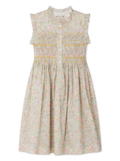 Bonpoint Kids' Fabiola Dress In 粉色