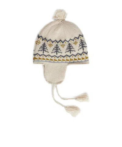 Bonpoint Kids' Fair Isle Knit Pom-pom Beanie In Multi