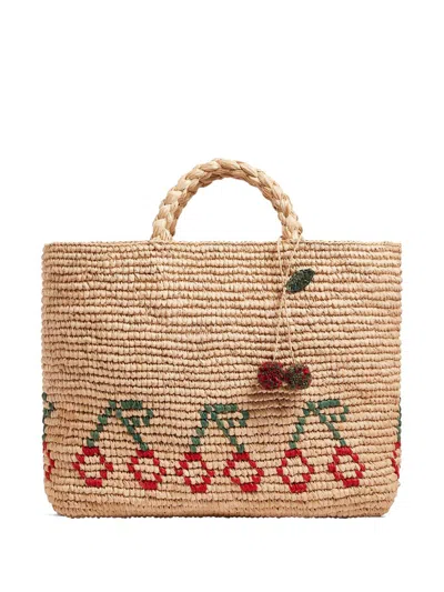 Bonpoint Kids' Fama Tote Bag In Neutrals