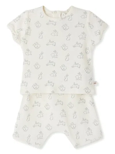 Bonpoint Babies' Fanilo Cotton Set In Im Bleu Du