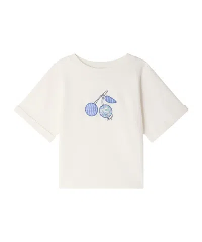 Bonpoint Faros Cherry-patterned Sweatshirt In White