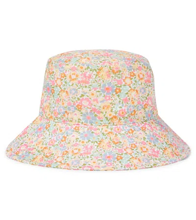 Bonpoint Kids' Faye Floral Poplin Bucket Hat In Multicoloured