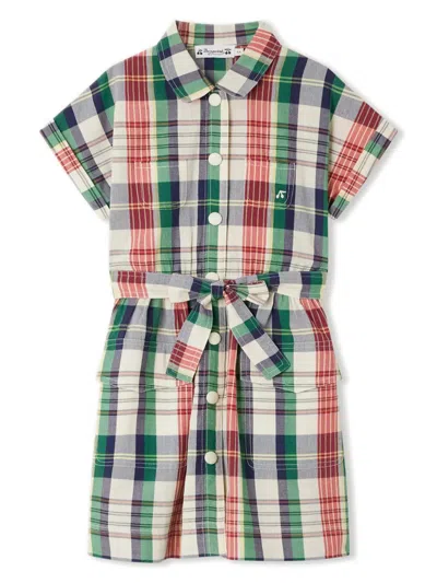 Bonpoint Kids' Federica Cotton Dress In Red