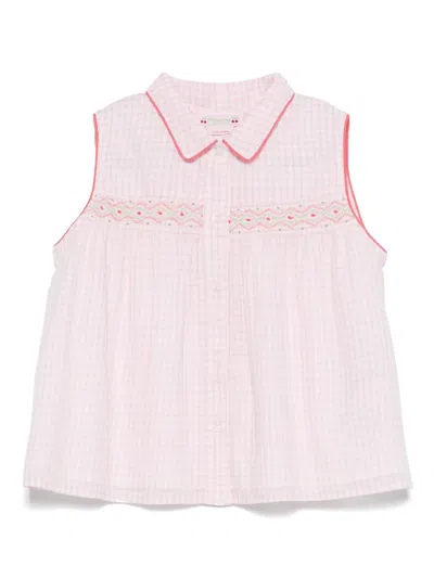 Bonpoint Kids' Fedra Blouse In Pink