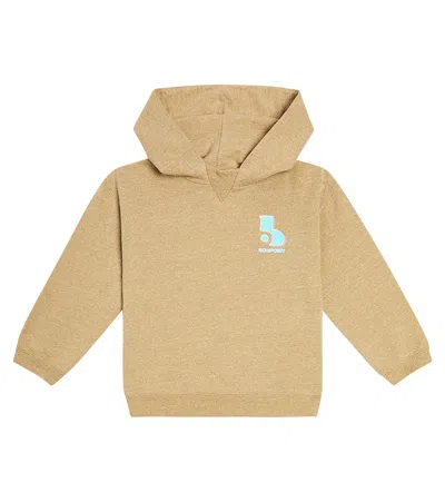 Bonpoint Kids' Felix Cotton-blend Jersey Sweatshirt In Brown
