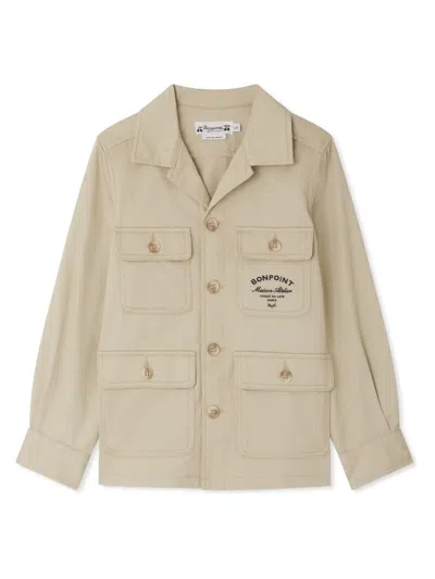 Bonpoint Kids' Fernand Jacket In Brown