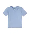 Bonpoint Fernando Cotton Polo Top In Blue
