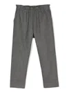 Bonpoint Fetiche Paperbag-waist Trousers In Grey
