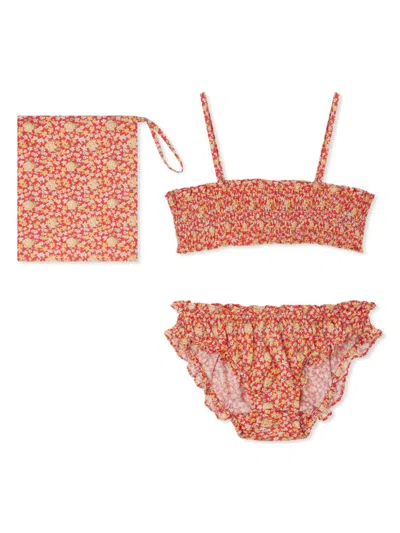Bonpoint Kids' Finlay Bikini In Red