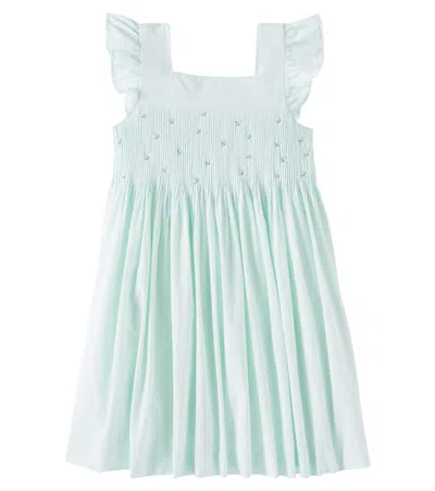 Bonpoint Kids' Framboise Cotton Dress In White