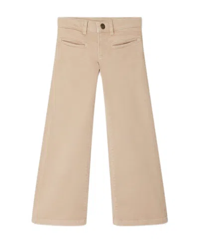 Bonpoint Flared Smart Trousers In Beige