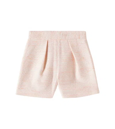 Bonpoint Kids' Flash Cotton-blend Shorts In Pink