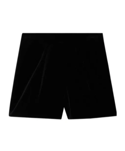 BONPOINT BONPOINT FLASH MID-RISE VELVET SHORTS