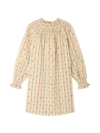Bonpoint Kids' Fleur Dress In Neutrals