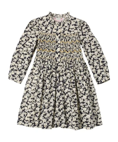 Bonpoint Floral Cotton Dress In Multi