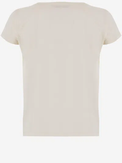 Bonpoint Floral Embroidery T-shirt In White