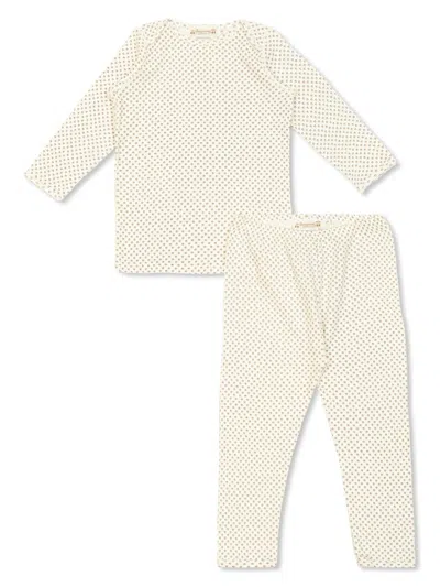BONPOINT FLORAL MOTIF SWEATER AND LEGGINGS SET