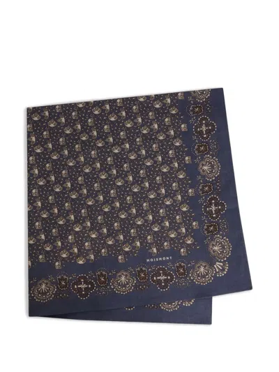 Bonpoint Kids' Floral-pattern Foulard In Black