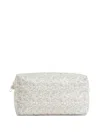 Bonpoint Floral-print Cosmetic Bag In Metallic