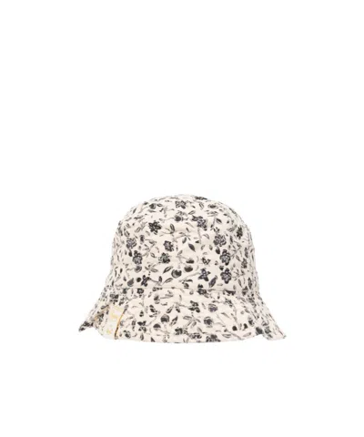 Bonpoint Kids' Floral-print Cotton Hat In Multicolor
