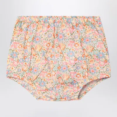 Bonpoint Floral-print Cotton Shorts In Pink
