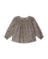 Bonpoint Floral-print Long-sleeve Blouse In Multicolor