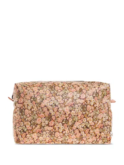 Bonpoint Floral-print Make Up Bag In Pink