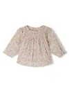 Bonpoint Baby Girls Griotte Smocked Blouse In Pink