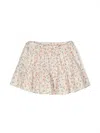 Bonpoint Floral-print Tiered Skirt In Neutrals