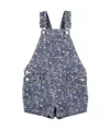 Bonpoint Salopette Denim Flower In Multicolor