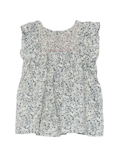 Bonpoint Babies' Floral Ruffled Dress In Multi