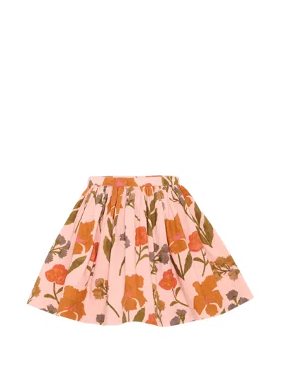 Bonpoint Floral-print Full Skirt In Multi