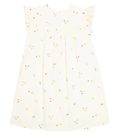 Bonpoint Kids' Robe Florentine In Blanc Lait