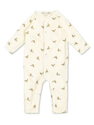 Bonpoint Babies' Fox Print Body In Neutrals