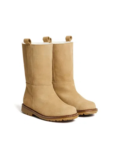 BONPOINT GAB SLIP-ON LEATHER BOOTS
