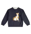 Bonpoint Gabor Wool And Cotton Sweatshirt In Blue
