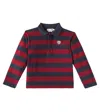 Bonpoint Gad Striped Cotton Top In Blue