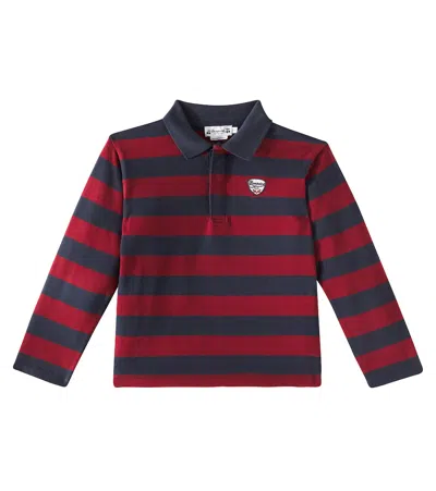 Bonpoint Kids' Gad Striped Cotton Top In Blue