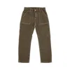 Bonpoint Gael Wide-leg Jeans In Green