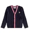 Bonpoint Galvin Wool Cardigan In Blue