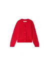 Bonpoint Gemina V-neck Cardigan In Red