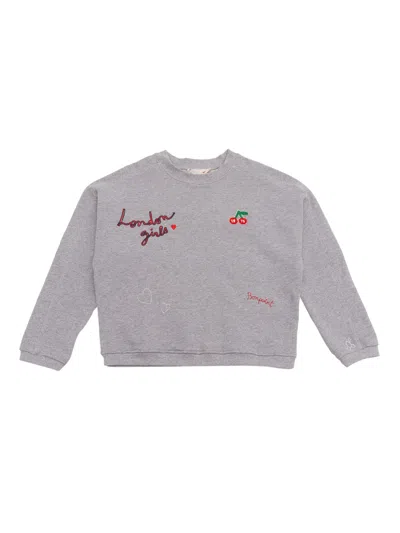 Bonpoint Kids' Gena Sweatshirt In Grey