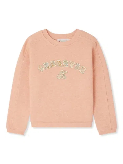 Bonpoint Kids' Gena Sweatshirt In Orange