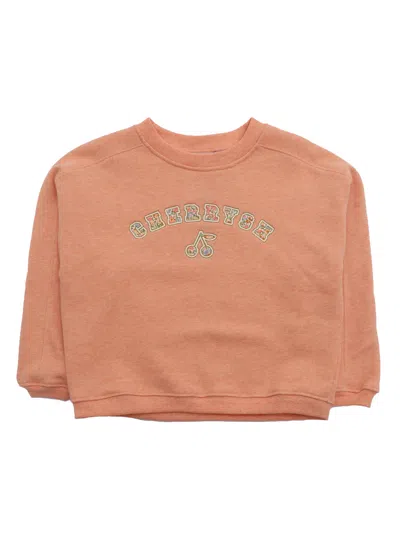 Bonpoint Kids' Gena Sweatshirt In Orange