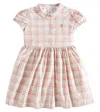 Bonpoint Genereuse Checked Cotton Dress In Multicoloured