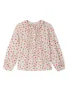 Bonpoint Gentile Cotton Blouse In 中性色