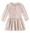 Bonpoint Cherry-print Dress In Beige