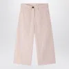 Bonpoint Gersande Trousers In Pink Linen Blend In Pink