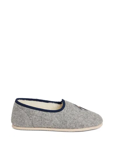 Bonpoint Gib Slippers In Grey